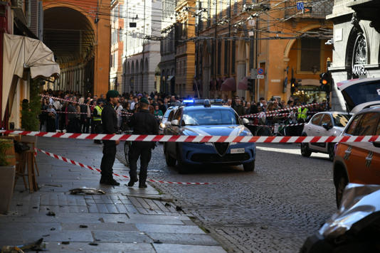 Modena city centre is locked down after the car ramming incident today (Picture: LaPresse/Shutterstock)