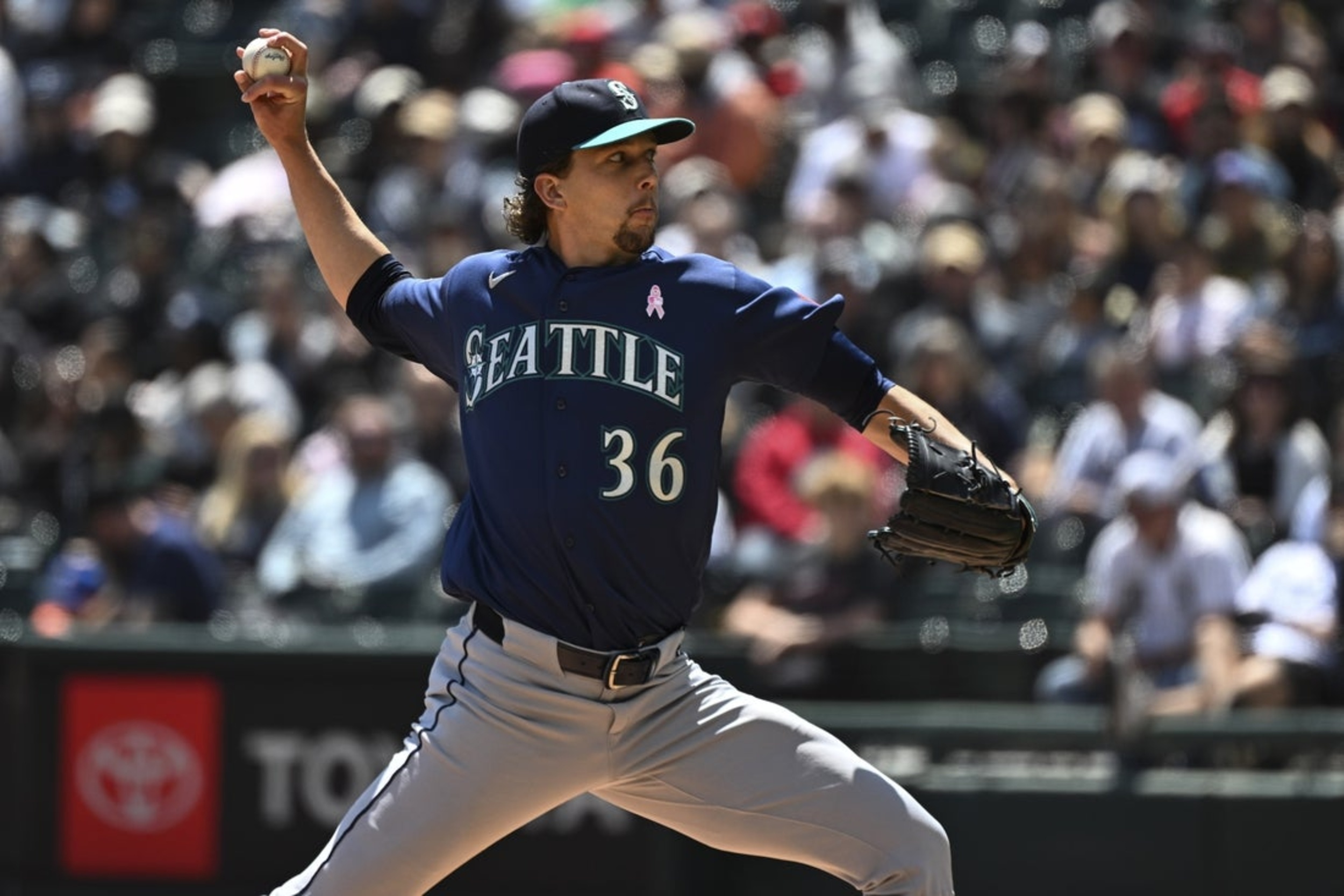 Without Cal Raleigh, Mariners seek elusive win vs. Padres