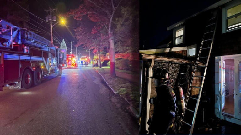 One person suffered minor burns after Gloucester Firefighters knocked ...