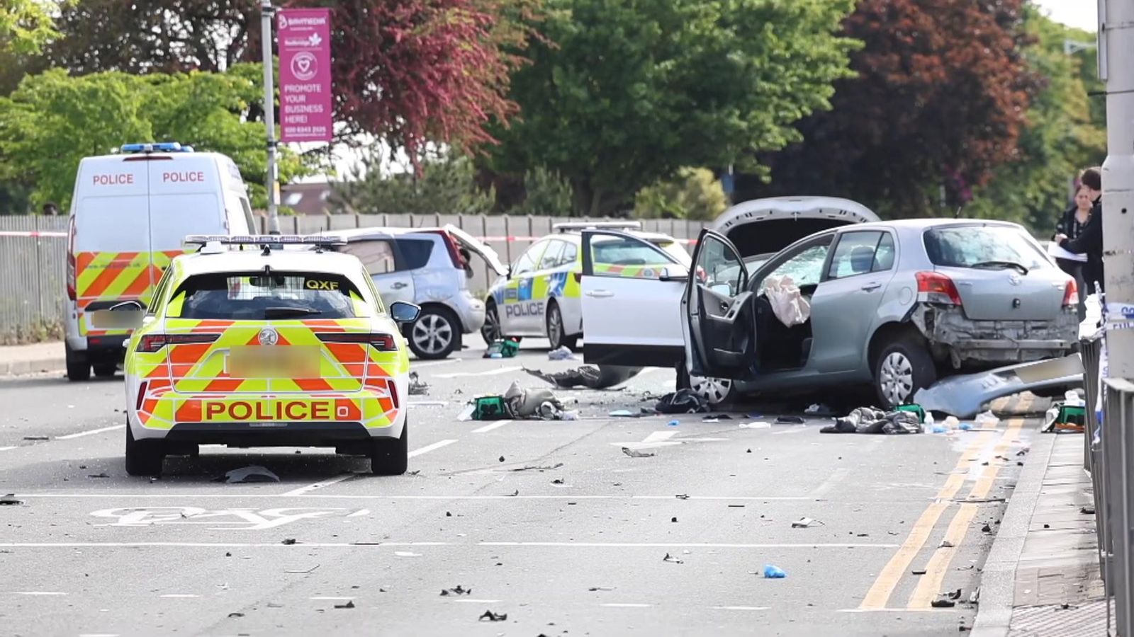 Five seriously injured in crash during police pursuit - as driver is ...