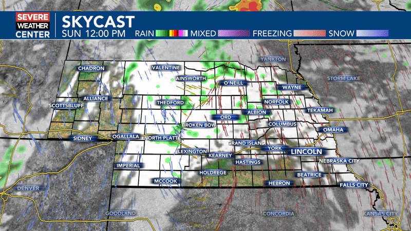 Dangerous storm threat continues through Monday in Nebraska