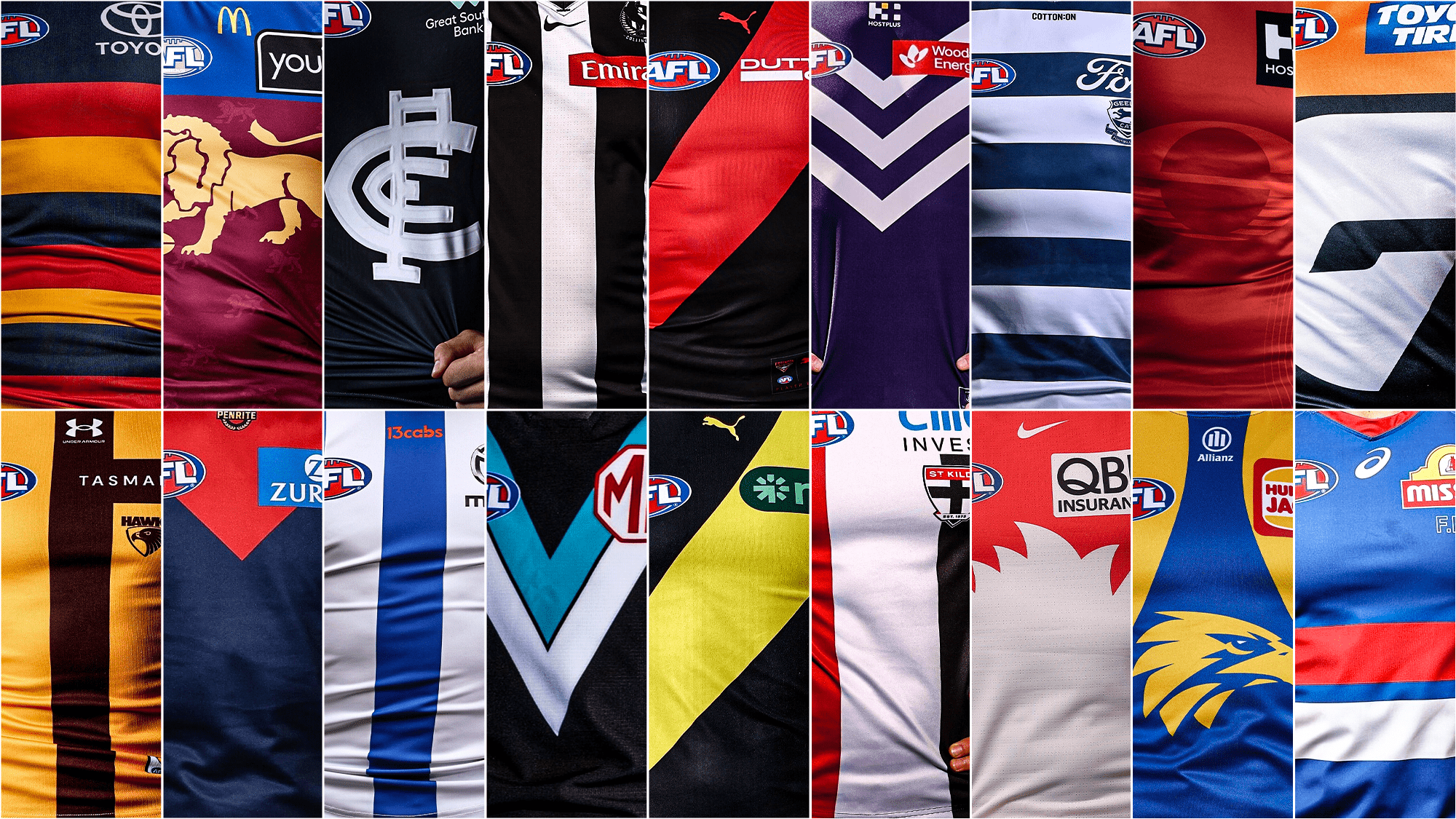 Ranking 2026 AFL Club Home Guernseys