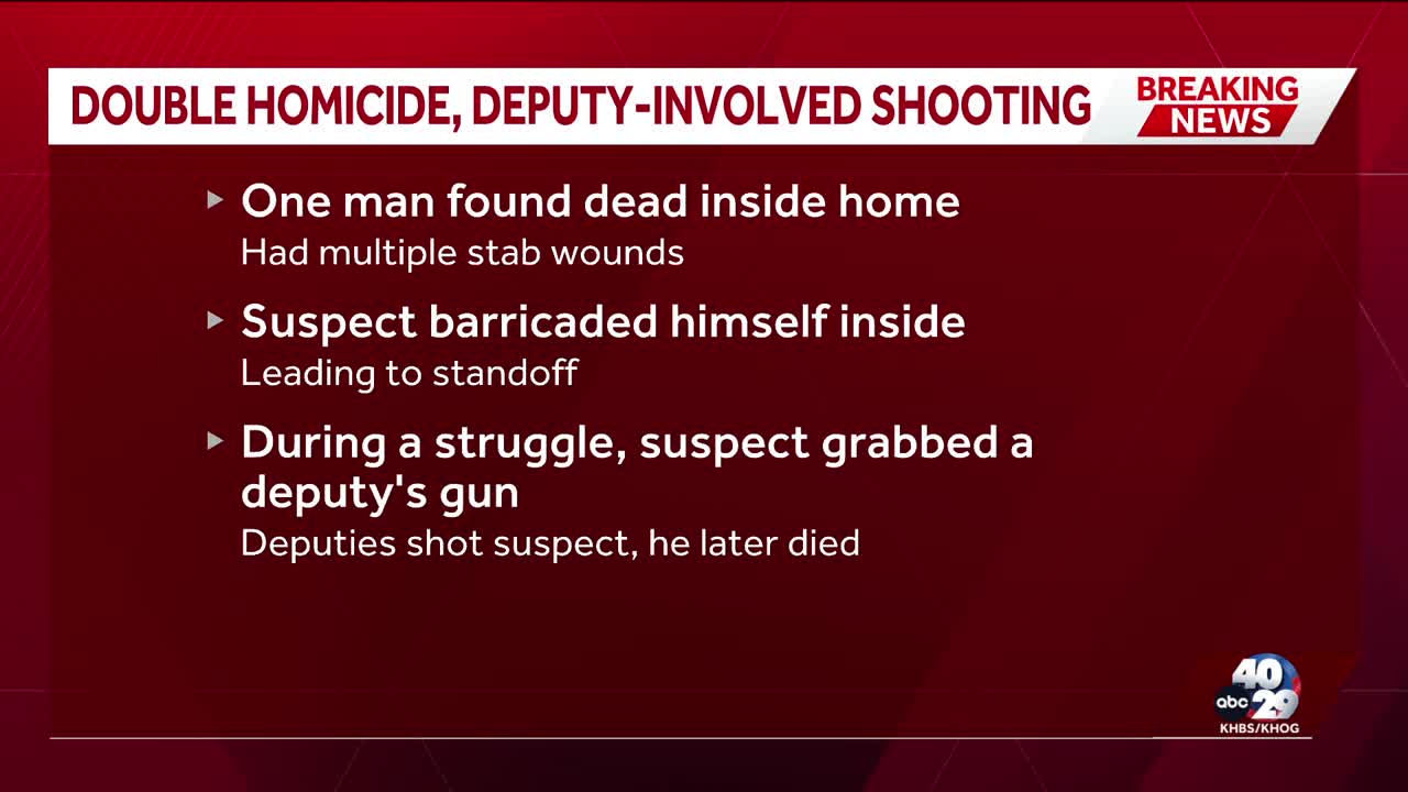 Three dead in Franklin County double homicide, deputy-involved shooting