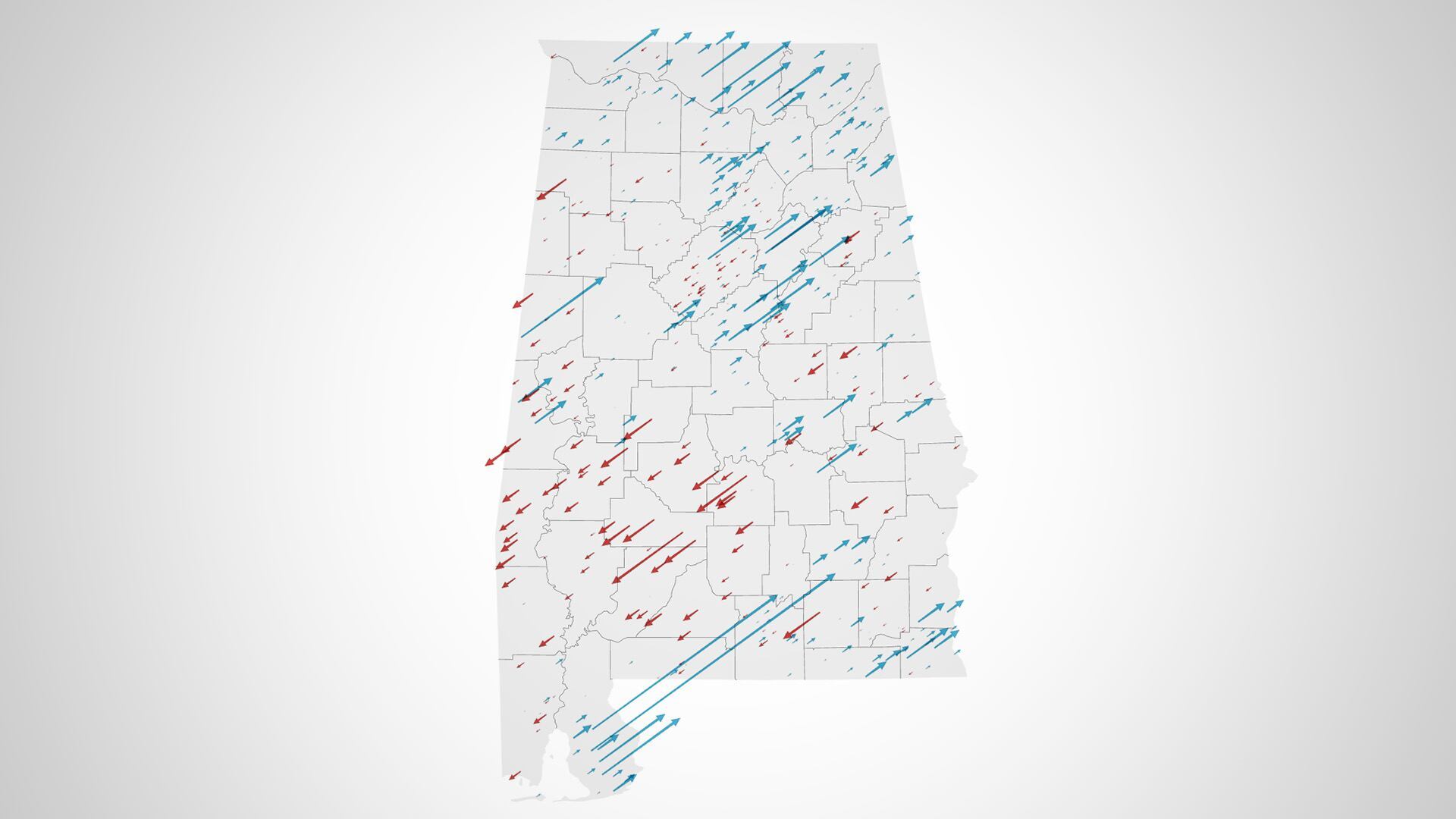 See the population change in every Alabama city and town in 2025