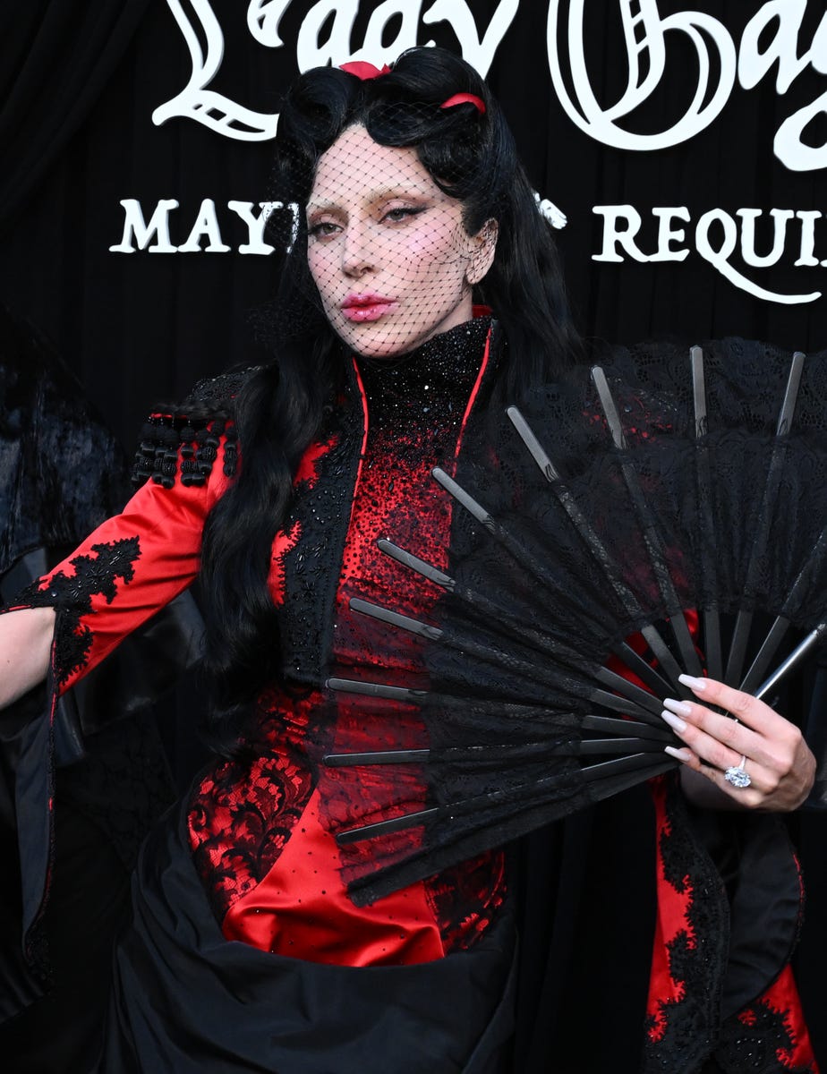 Lady Gaga's spectacularly theatrical gown is from one of fashion's most  beloved collections