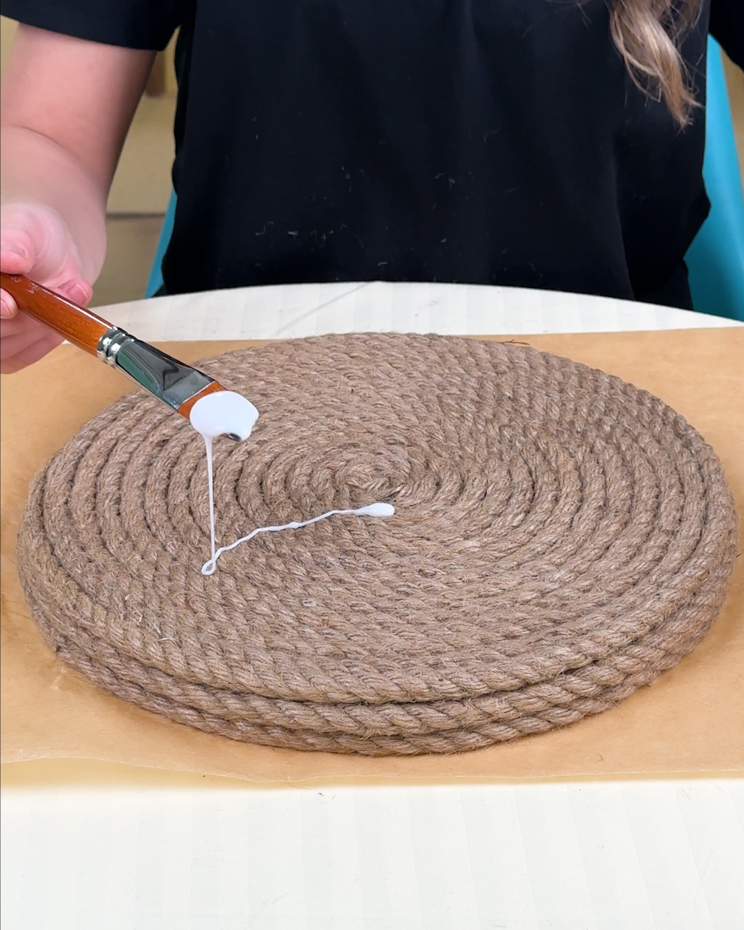 DIY rope tray transformation 🧺