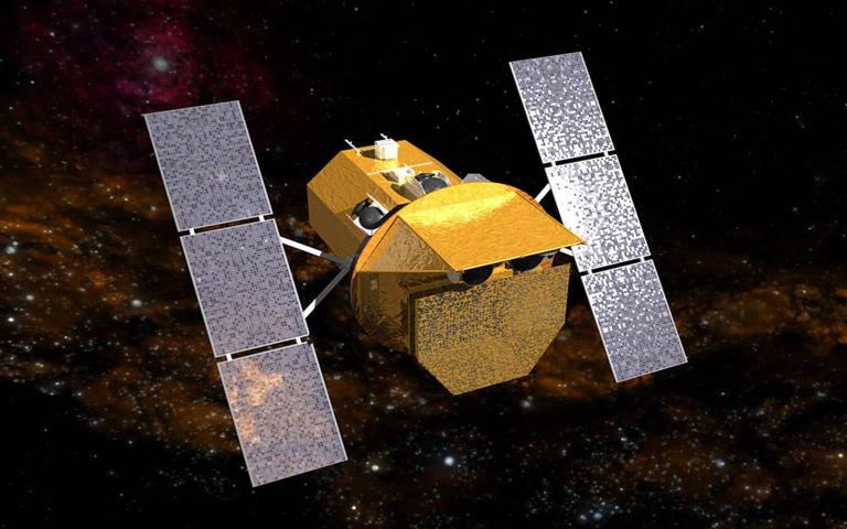 Vue d'artiste du télescope spatial Swift. © Nasa