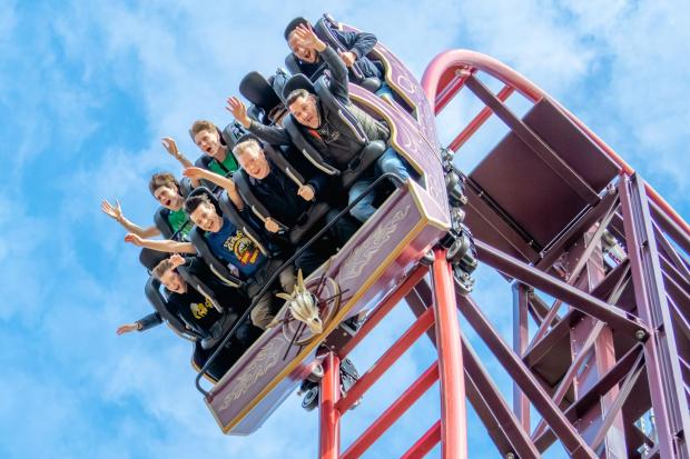 Huge 'step up' as new rollercoaster opens at Paultons Park