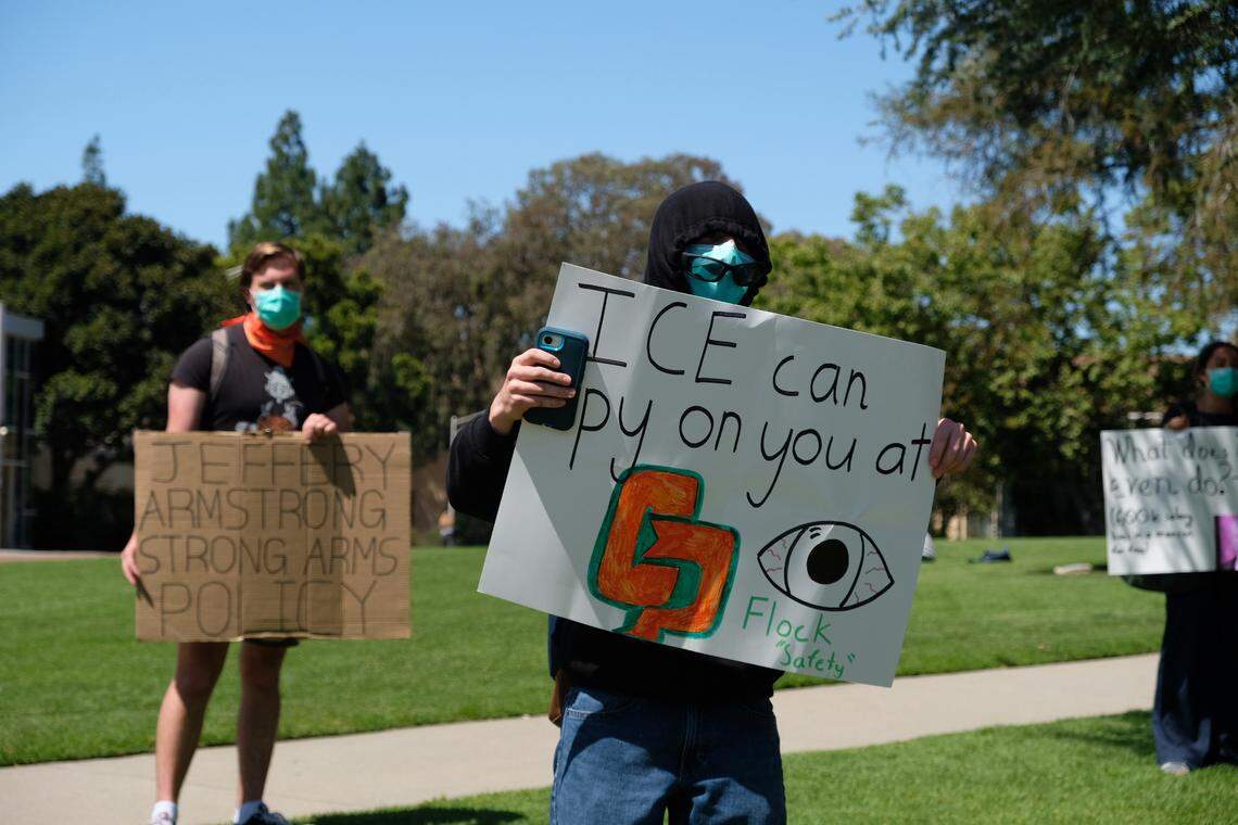 Cal Poly students protest use of controversial surveillance cameras