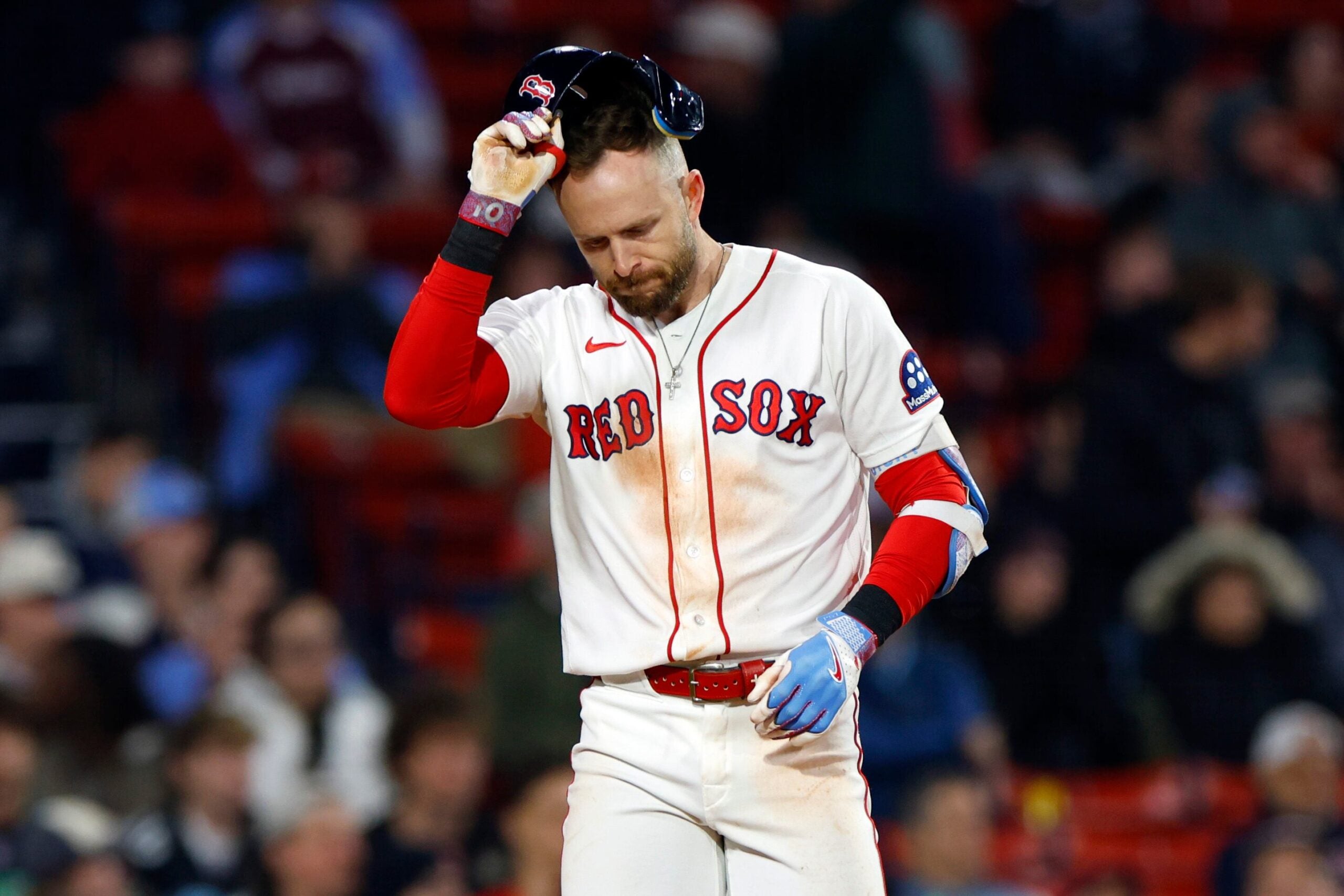 Red Sox place Trevor Story on injured list with sports hernia ...