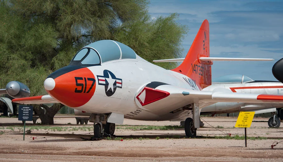 Boneyard Files: Grumman F-9F Cougar – The Swept-Wing Panther in Arizona Sand