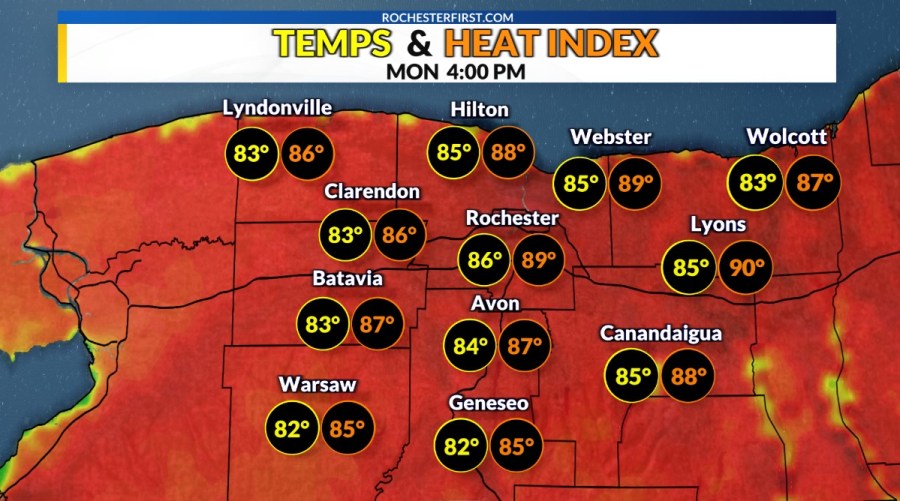 Weather forecast: Drier Sunday, summer-like Monday and Tuesday