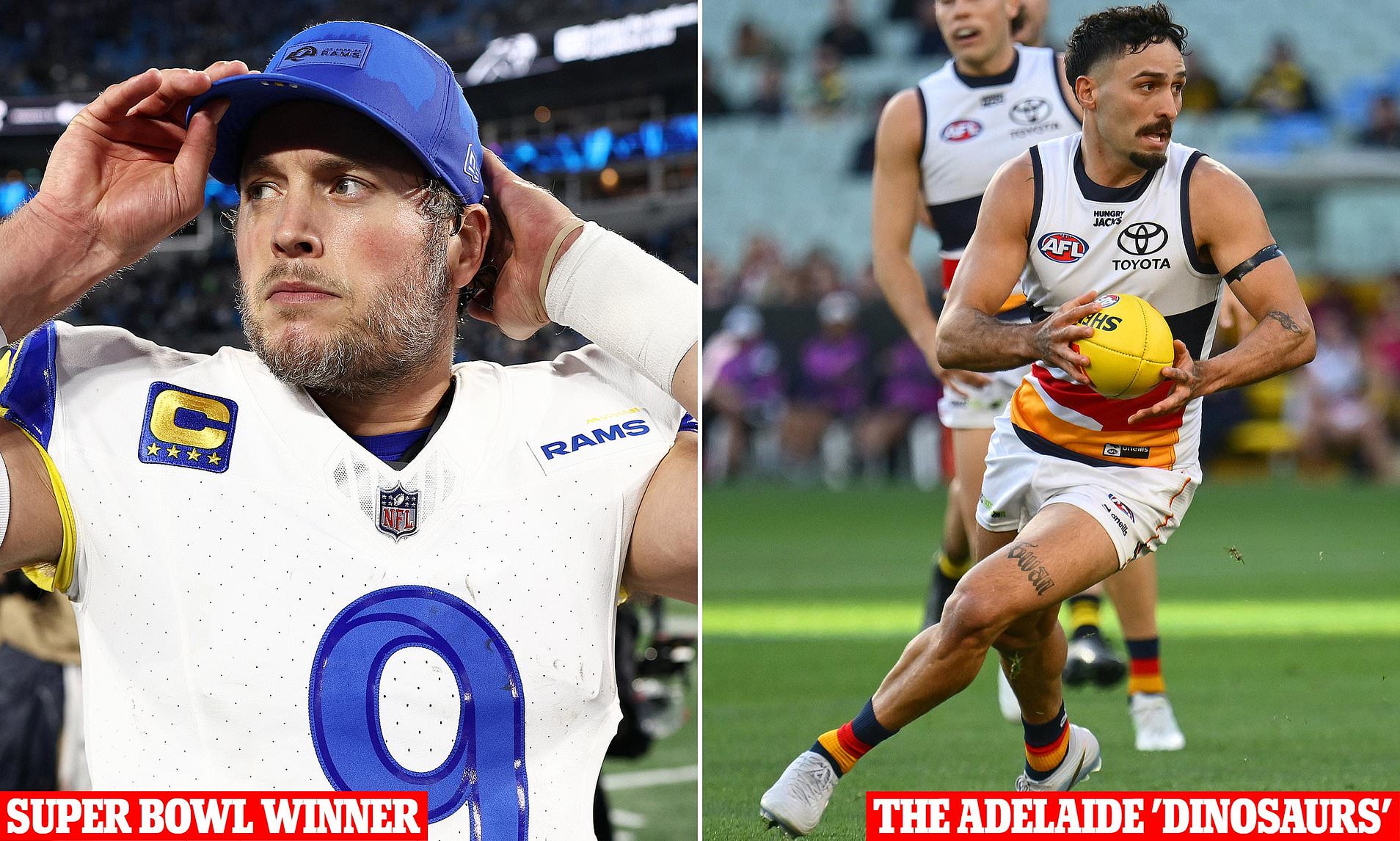 NFL stars try to guess the names of AFL teams by looking at their logos ...