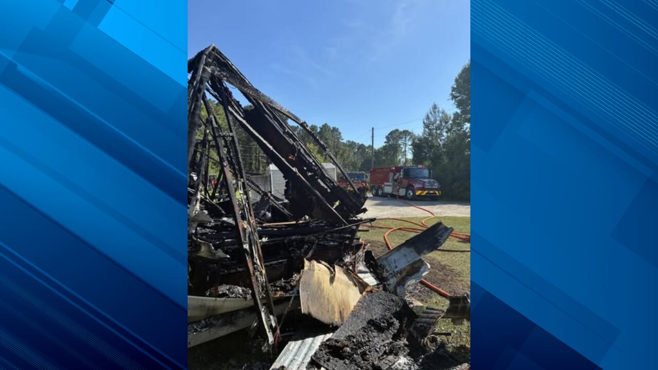 1 displaced after camper destroyed in Longs area fire