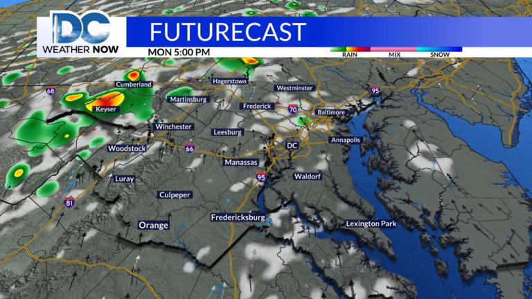 Scattered showers possible tonight into Sunday, but not a washout