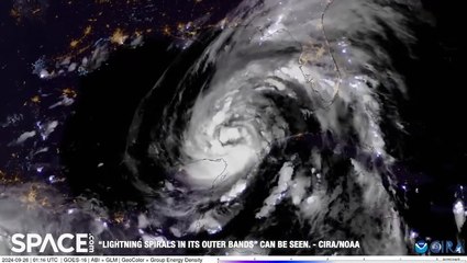 Time-lapse: Hurricane Helene tracked from space
