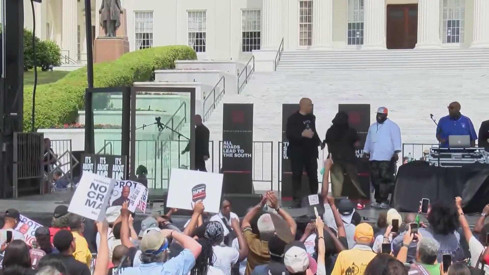Groups rally for political representation of minorities amid ...