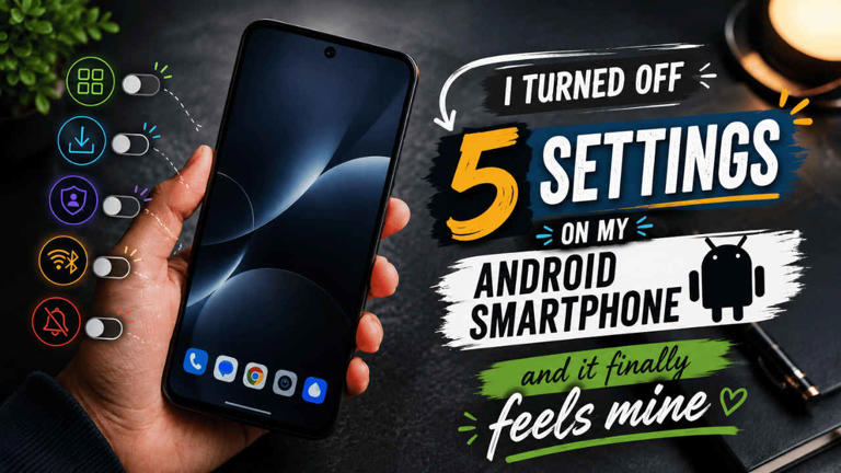 I turned off 5 settings on my Android smartphone and it finally feels mine