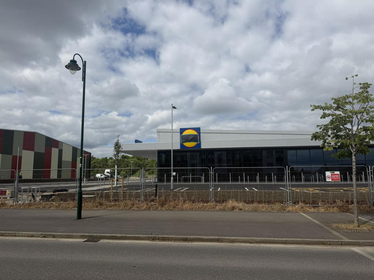 Photos show construction of new Lidl in Hampton nearing completion ...