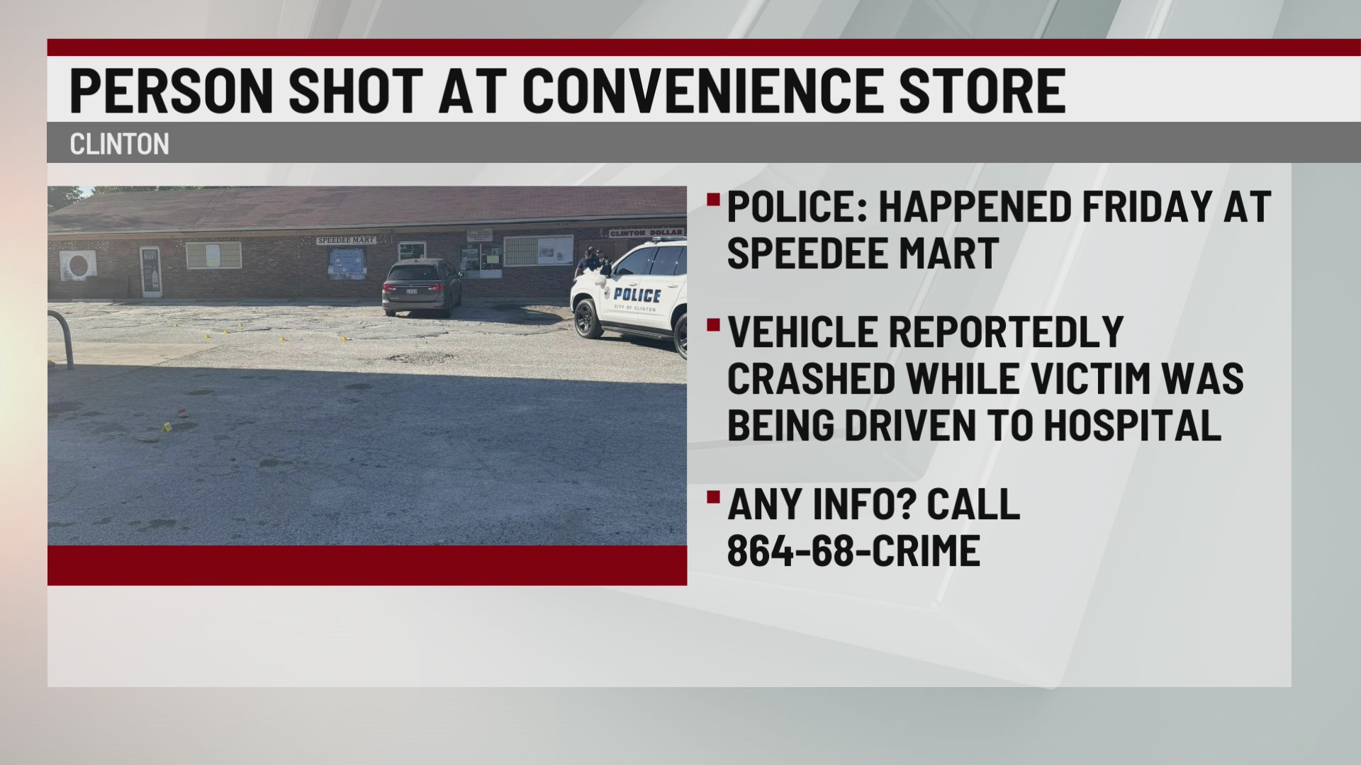 Upstate shooting victim airlifted to hospital