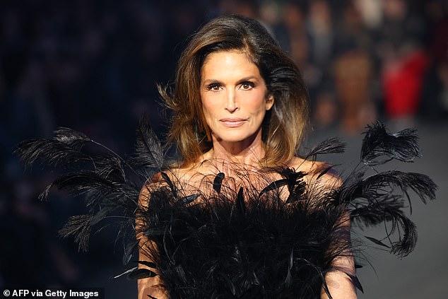 Paris Hilton looks unrecognizable as she storms the Gucci runway in a ...
