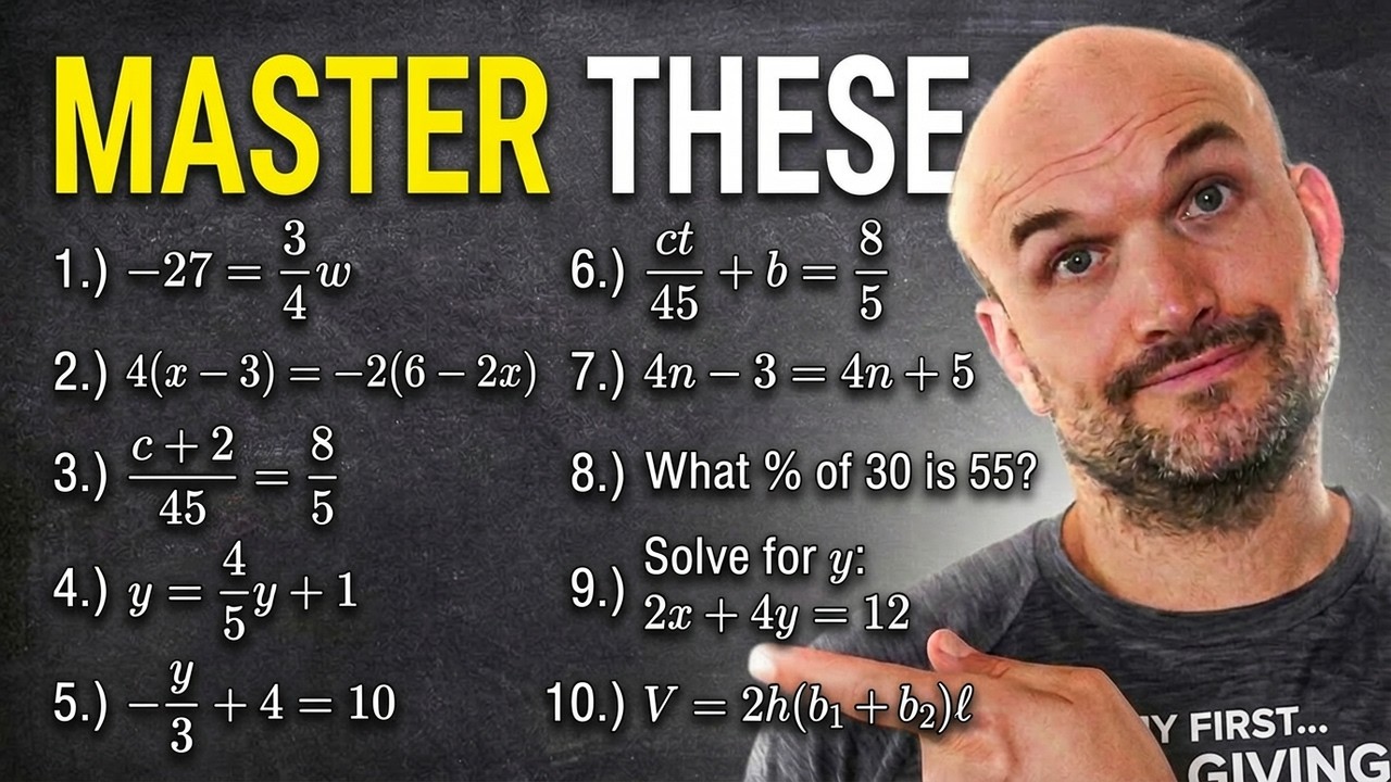 Master these 10 linear equations before your next test