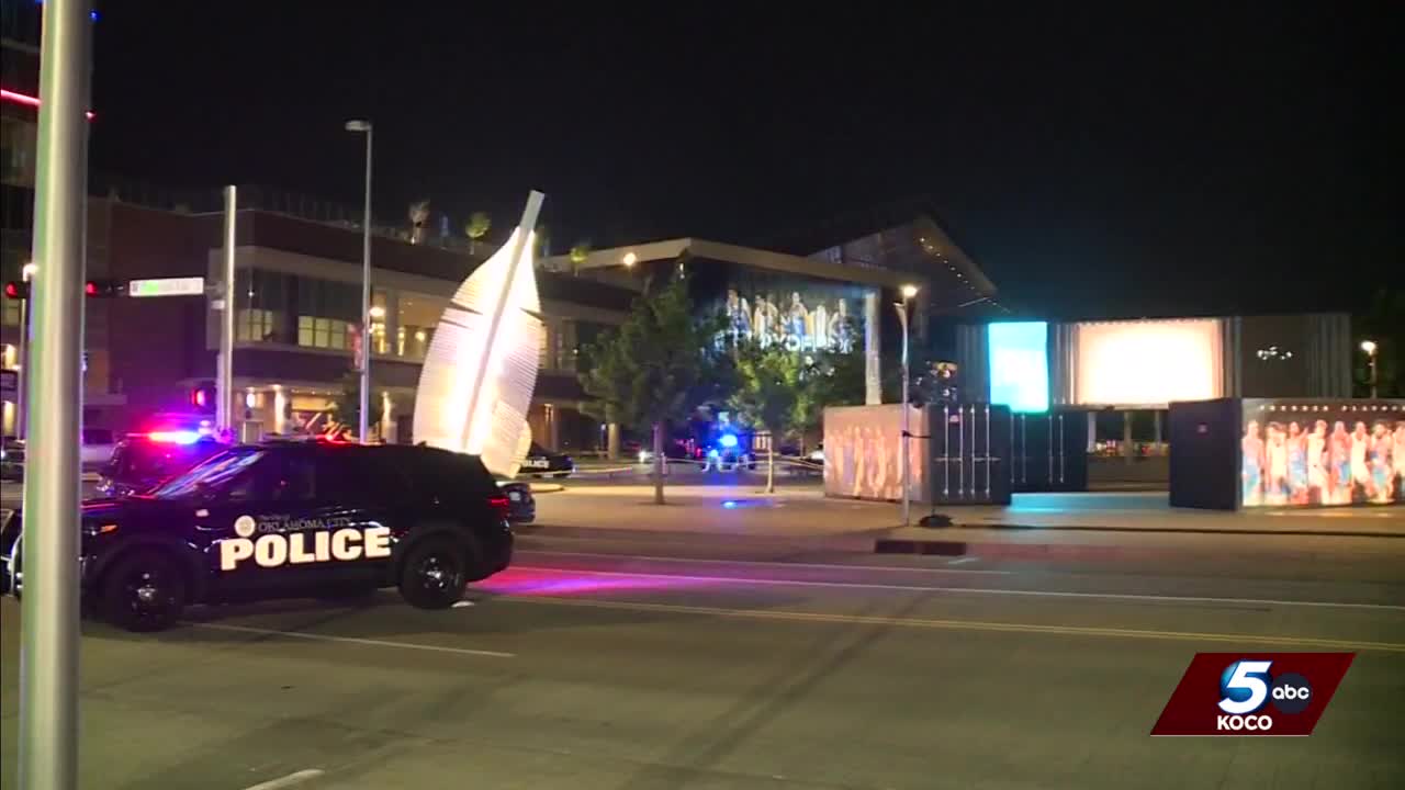 Two in custody as police investigate shooting in downtown OKC