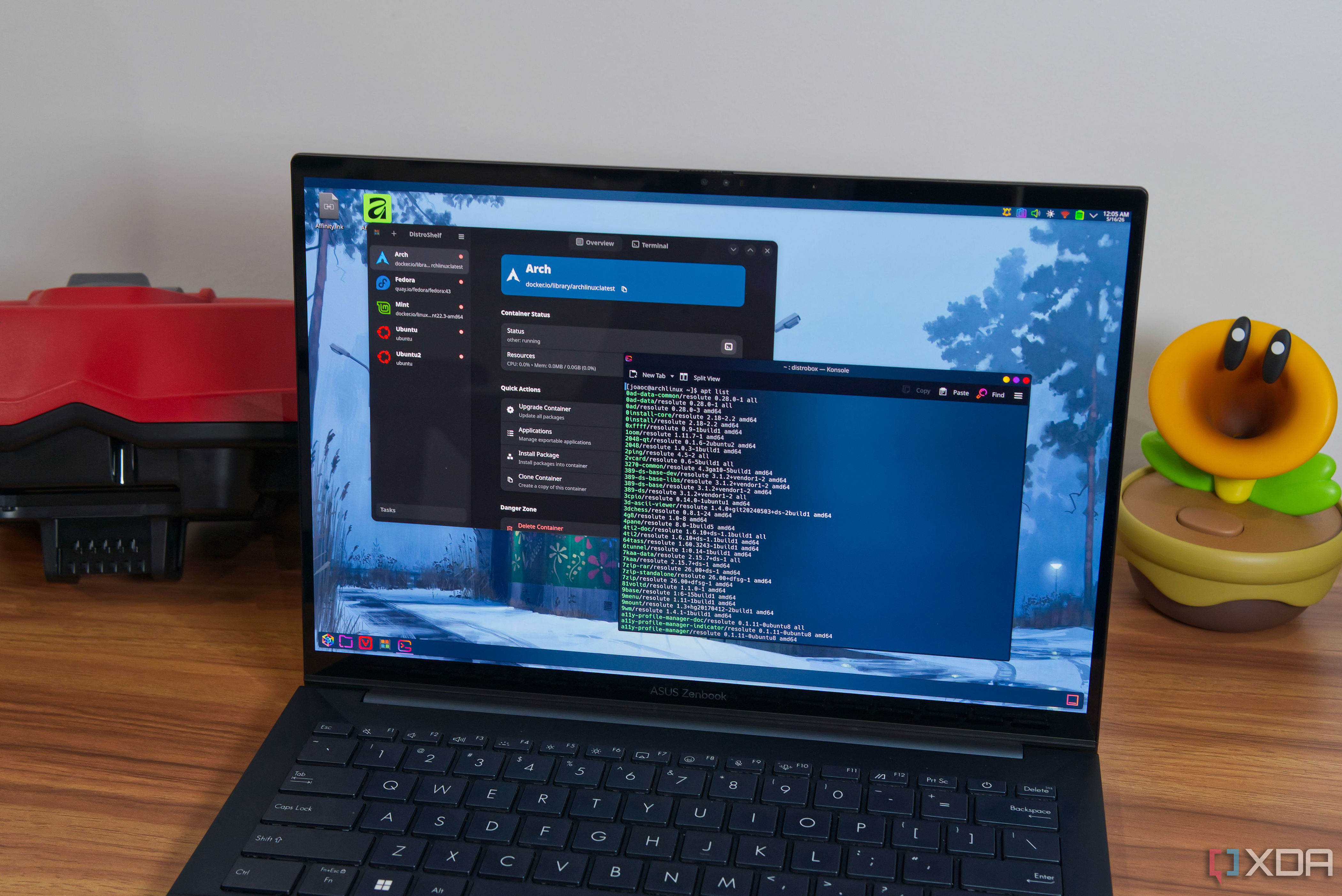 Distrobox is like a package manager for distros that runs on top of ...