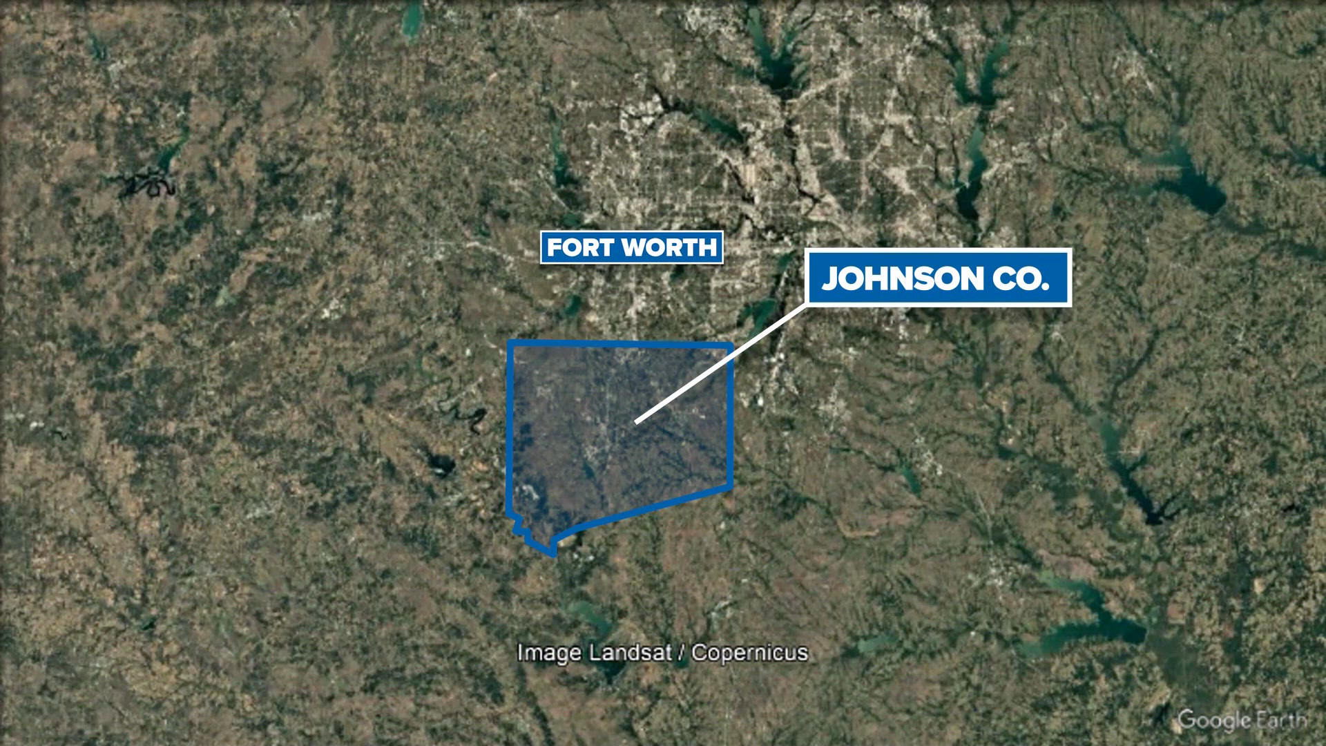 North Texas police shoot suspect after chase ends with crash, Johnson ...