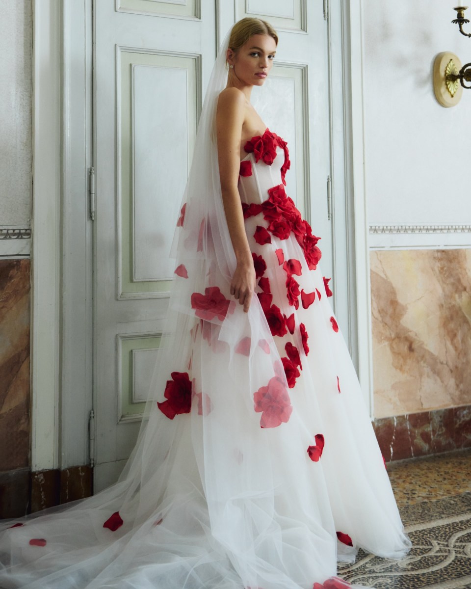 Pretty in bloom: 60+ floral wedding dresses from the latest collections