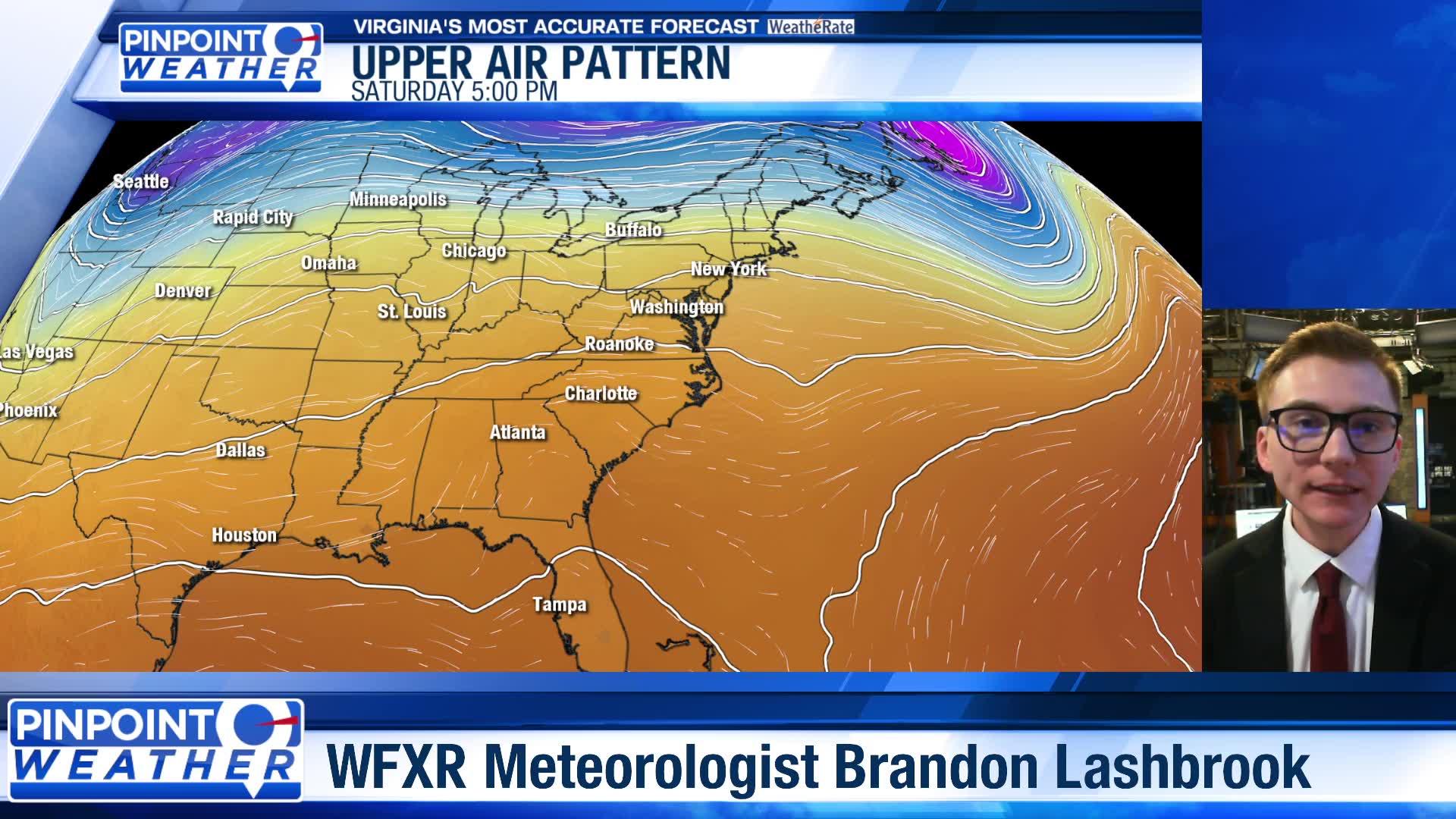 Pinpoint weather: Saturday evening forecast