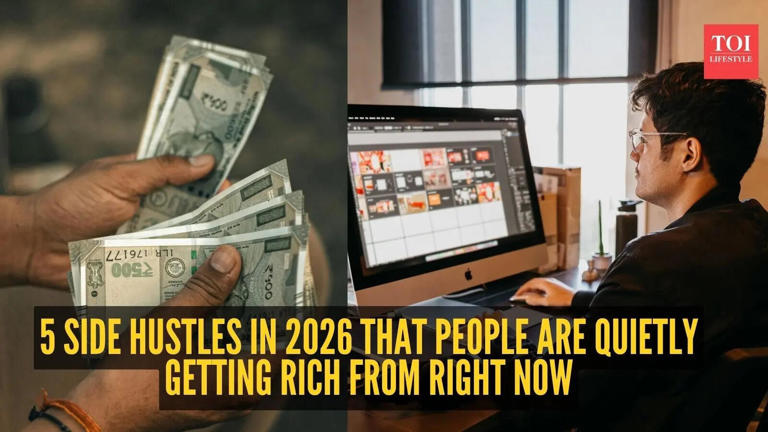 5 side hustles in 2026 that people are quietly getting rich from right now