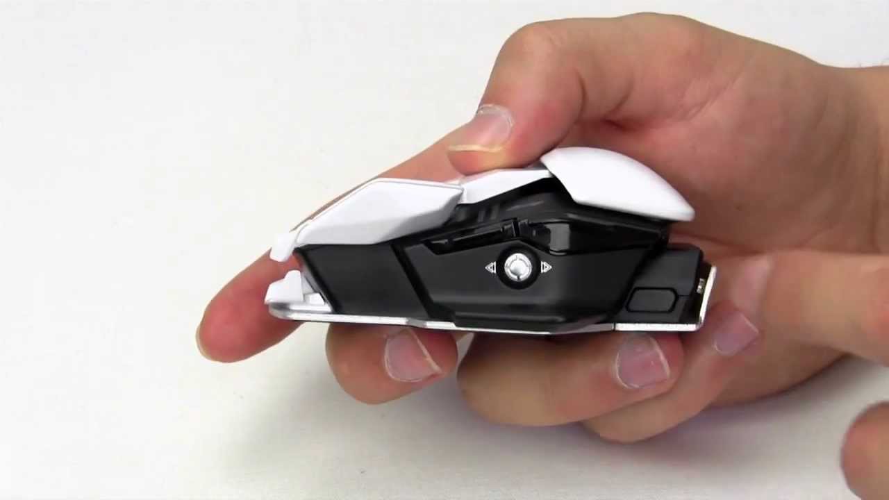 Mad Catz RAT M mobile gaming mouse unboxing & overview