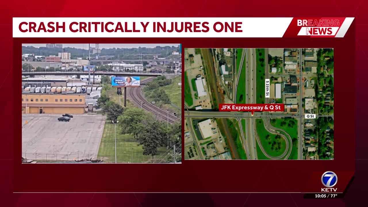 Rollover crash sends one person to the hospital with critical injuries