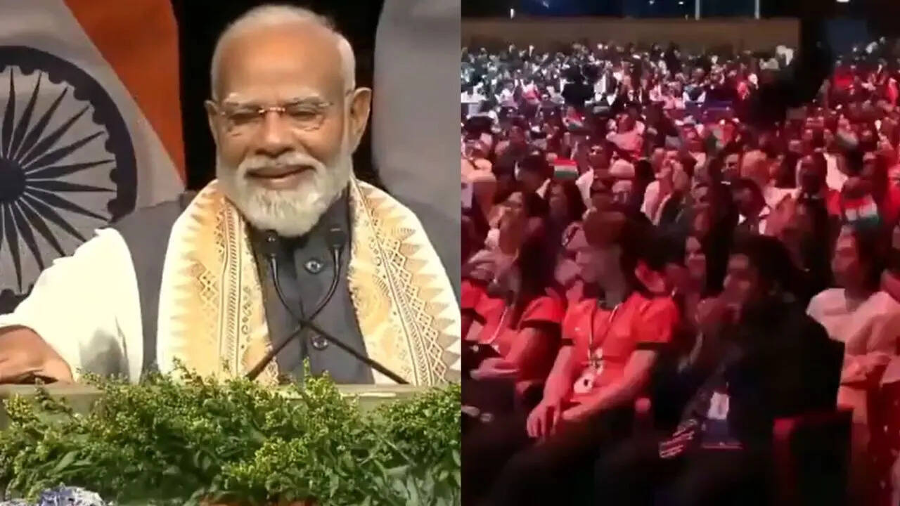 ‘Bacche maange maa ki godi, Bengal maange Narendra Modi’: Chants echo during PM's Netherlands visit | WATCH
