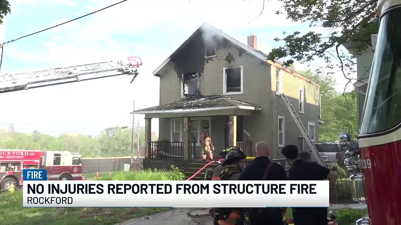 Rockford structure fire deemed total loss