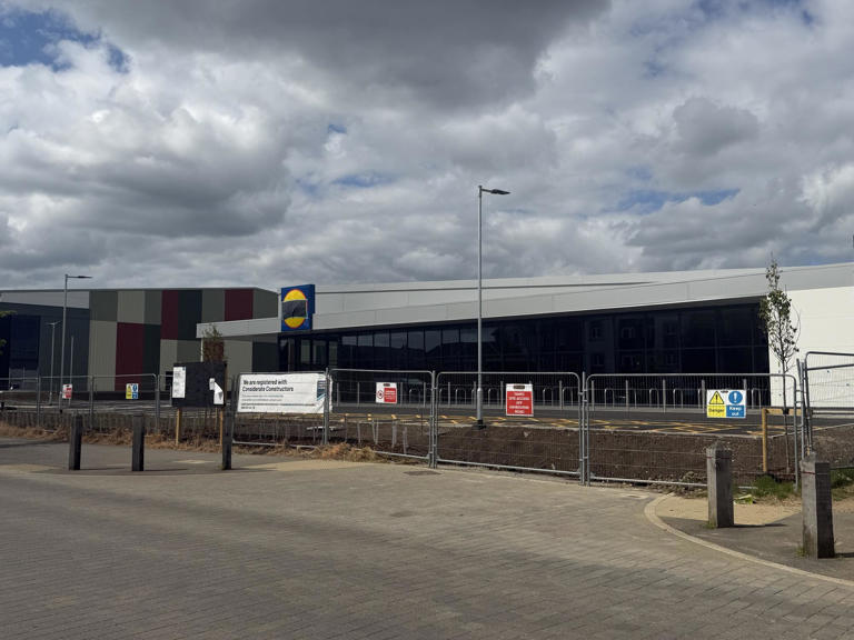 Photos show construction of new Lidl in Hampton nearing completion ...