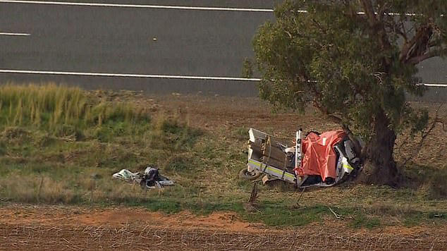 A notorious teen offender has died, while the driver and another passenger are fighting for their lives after the allegedly stolen car they were travelling in veered off a highway and crashed 