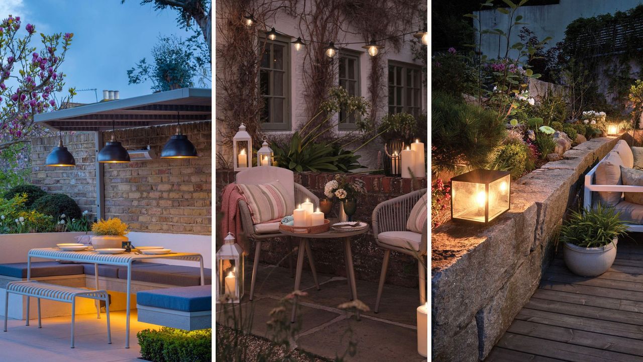 How do you make a small patio look bigger with lighting? 'Layering is ...