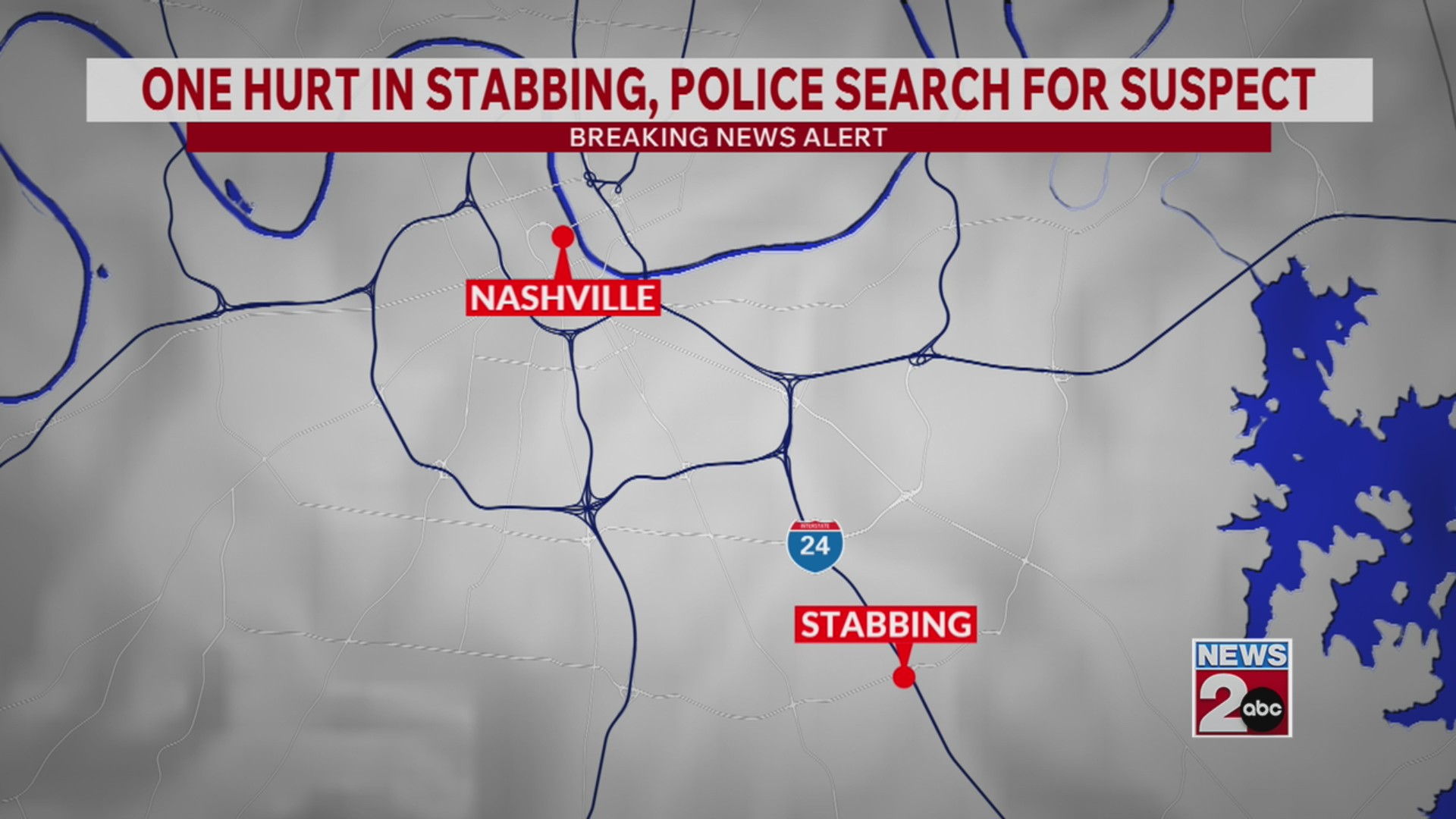 1 hurt in stabbing, police search for suspect in Nashville