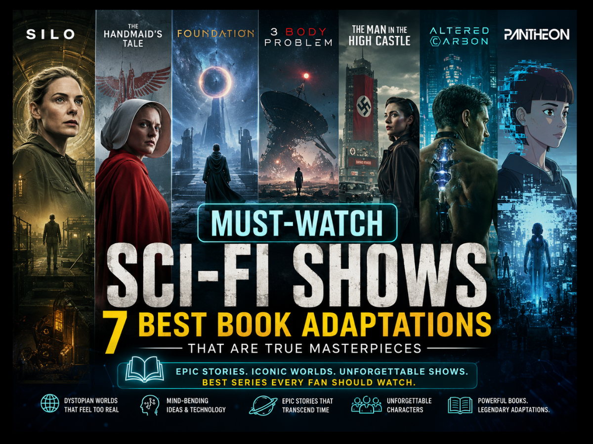 Must-watch sci-fi shows: 7 best book adaptations that are true ...