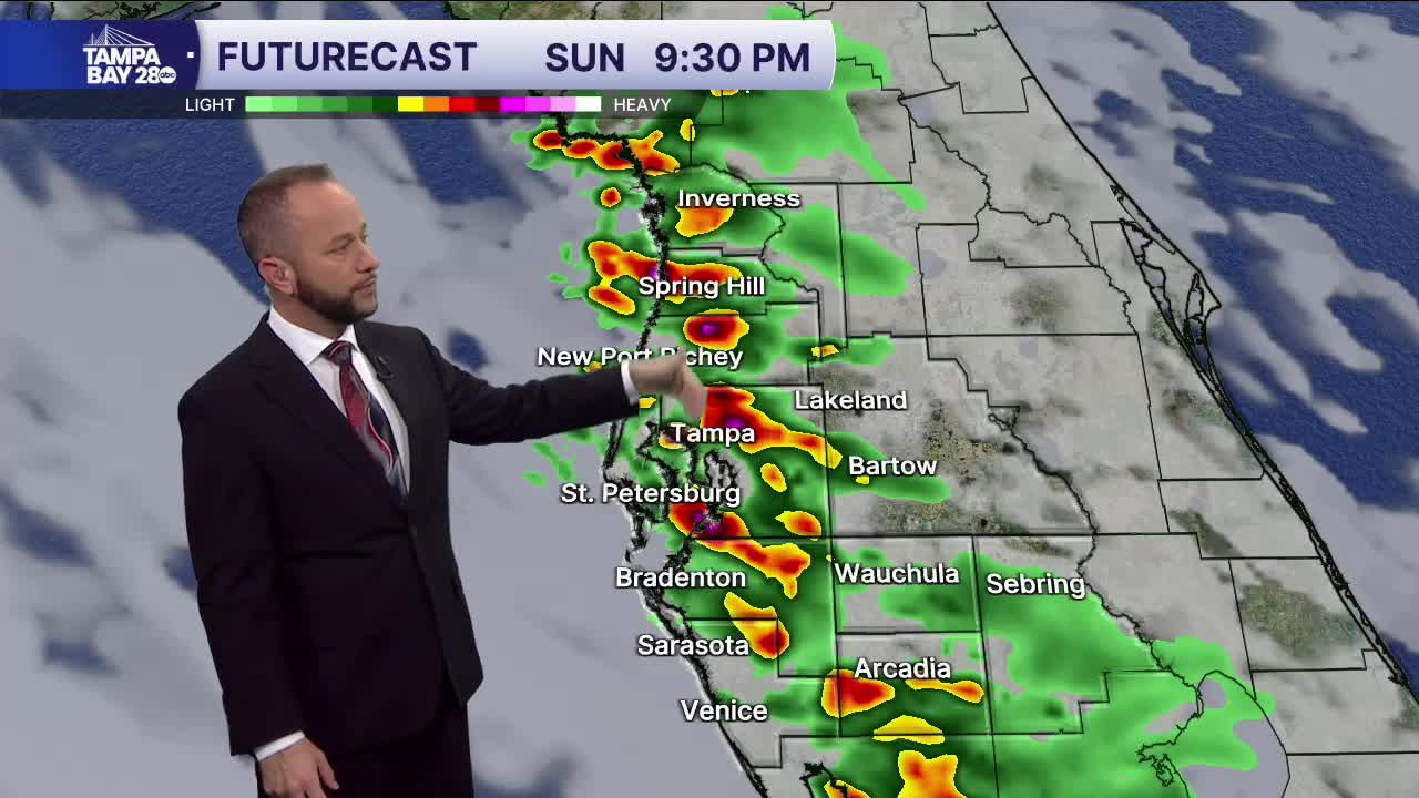 Florida's most accurate forecast with Jason for Sunday, May 17, 2026