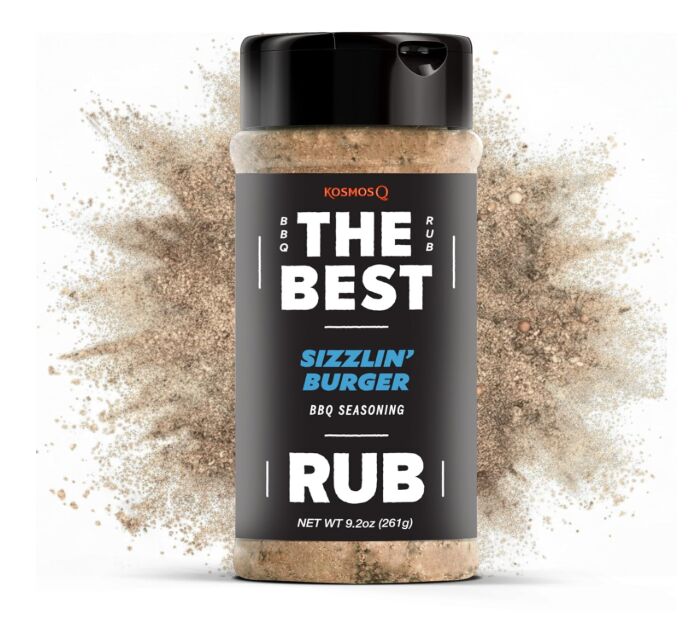 Kosmos Q The Best Sizzlin' Gourmet Burger Seasoning - image via Amazon