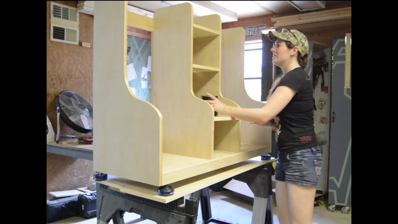 Build a DIY golf bag organizer to clear your clutter