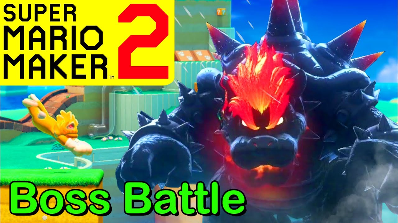 Building a fearsome Fury Bowser boss battle in Mario Maker