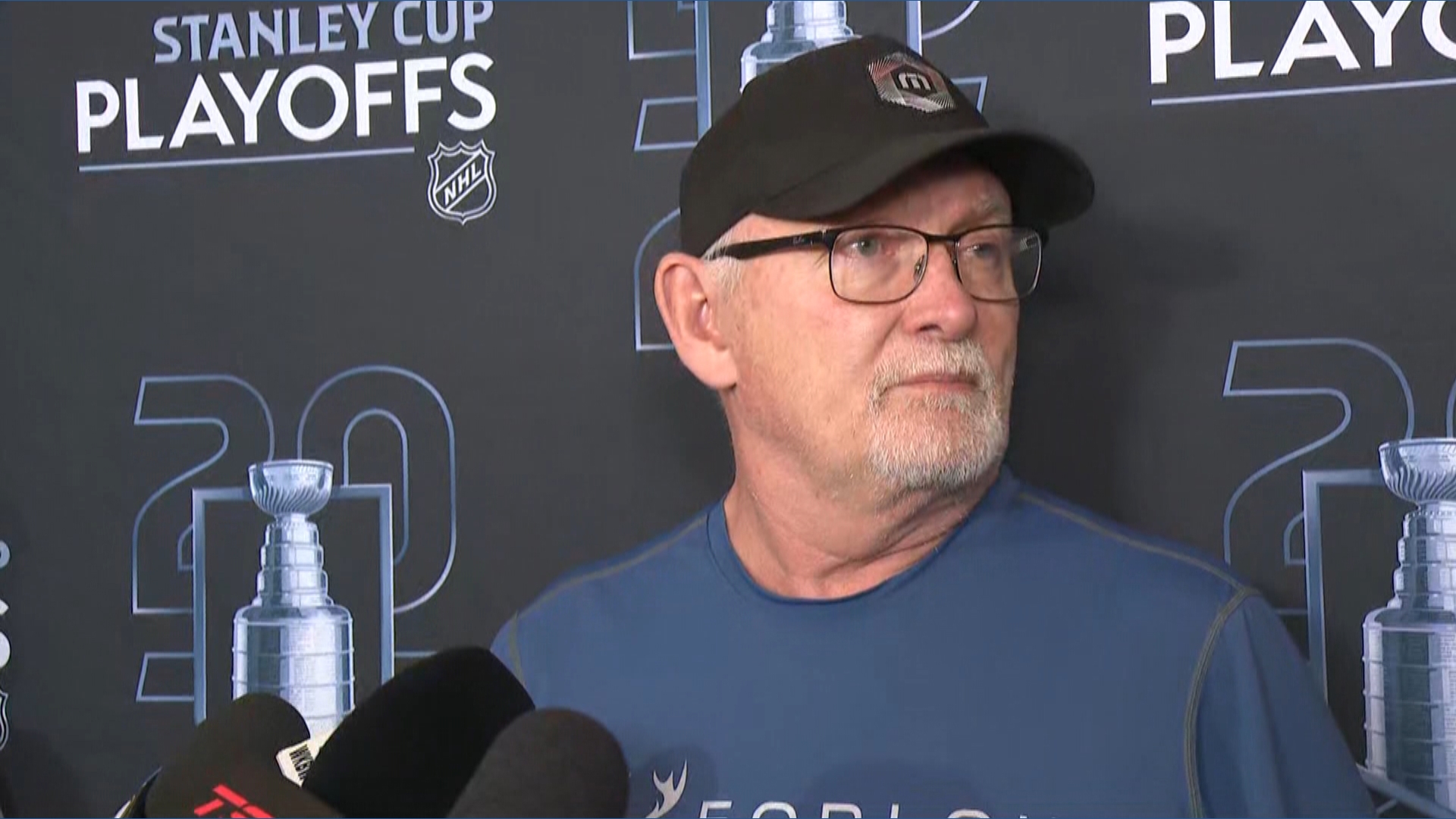 Lindy Ruff speaks to the media on his takeaways from a dominant Game 6