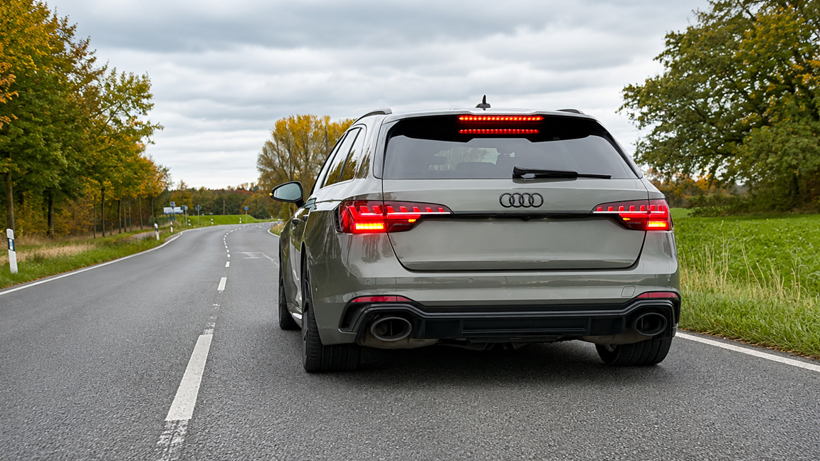 Audi RS4 Competition Plus acceleration and top speed test
