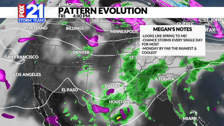 Your week ahead: Storm chances every day this week