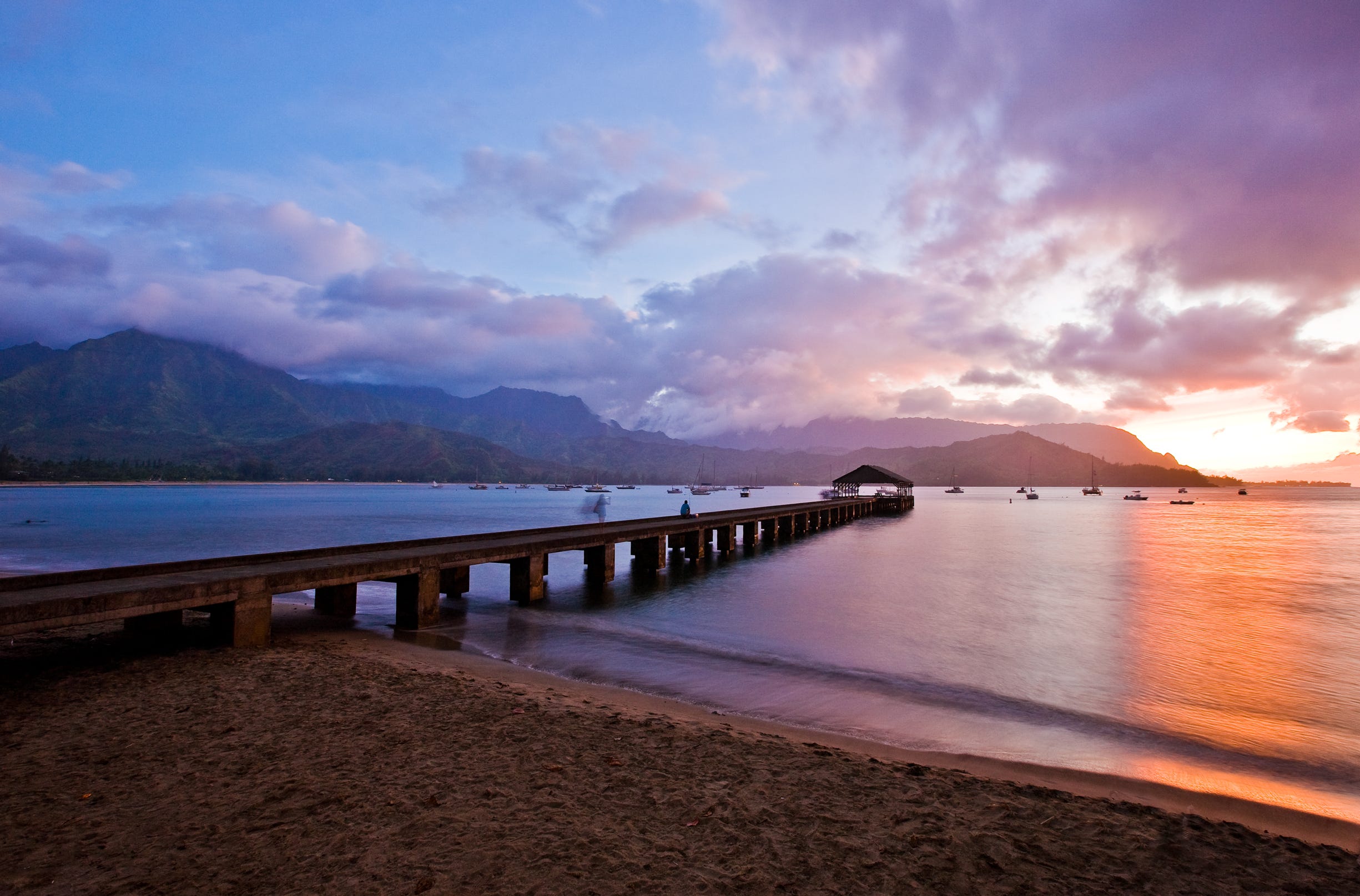 Experience the slow days of old Hawaii at Hanalei Bay on Kauai