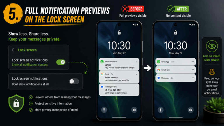 I turned off 5 settings on my Android smartphone and it finally feels mine